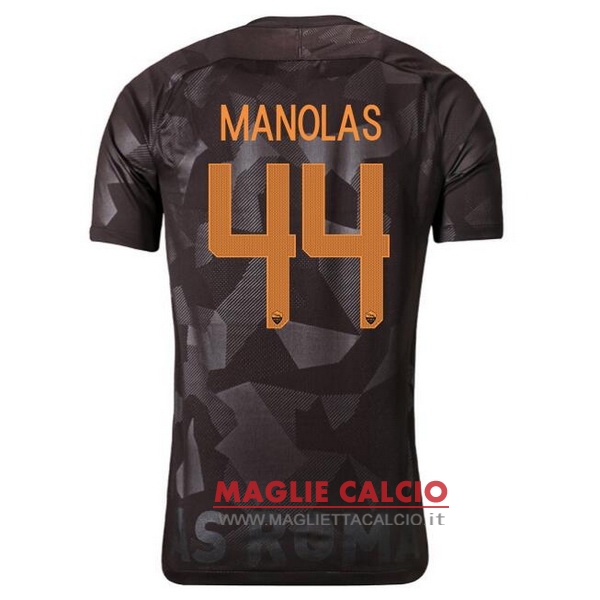 nuova maglietta roma 2017-2018 manolas 44 terza