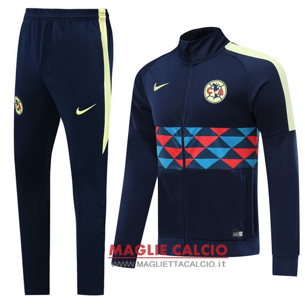 nuova club america insieme completo blu navy giacca 2019-2020