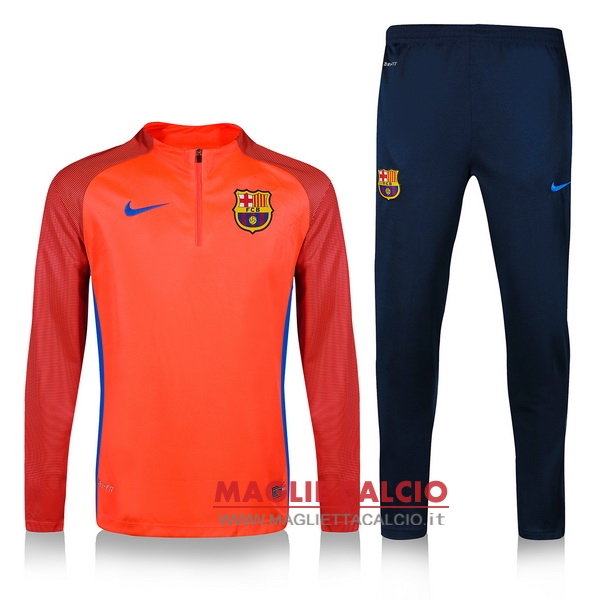 nuova barcelona set completo arancione nero giacca 2019-2020