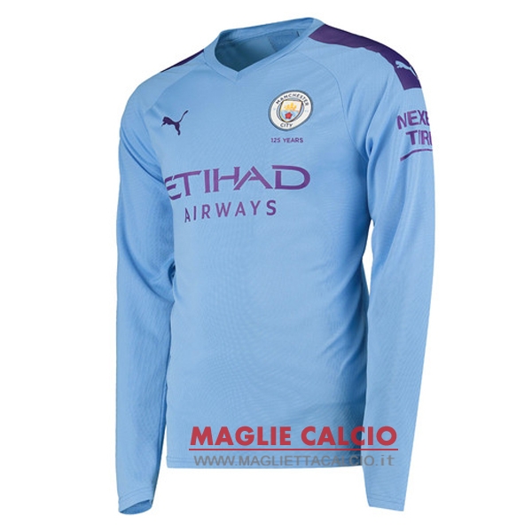 nuova prima divisione magliette manica lunga manchester city 2019-2020