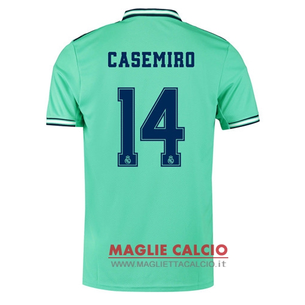 nuova maglietta real madrid 2019-2020 casemiro 14 terza