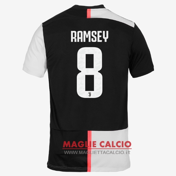 nuova maglietta juventus 2019-2020 ramsey 8 prima