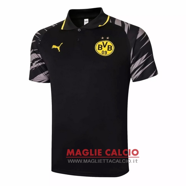 borussia dortmund nero magliette polo nuova 2020-2021