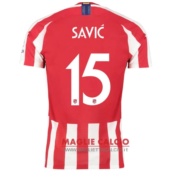 nuova maglietta atletico madrid 2019-2020 savic 15 prima