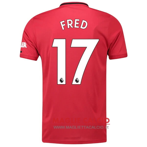 nuova maglietta manchester united 2019-2020 fred 17 prima