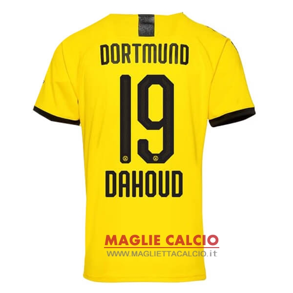 maglietta borussia dortmund 2019-2020 dahoud 19 prima