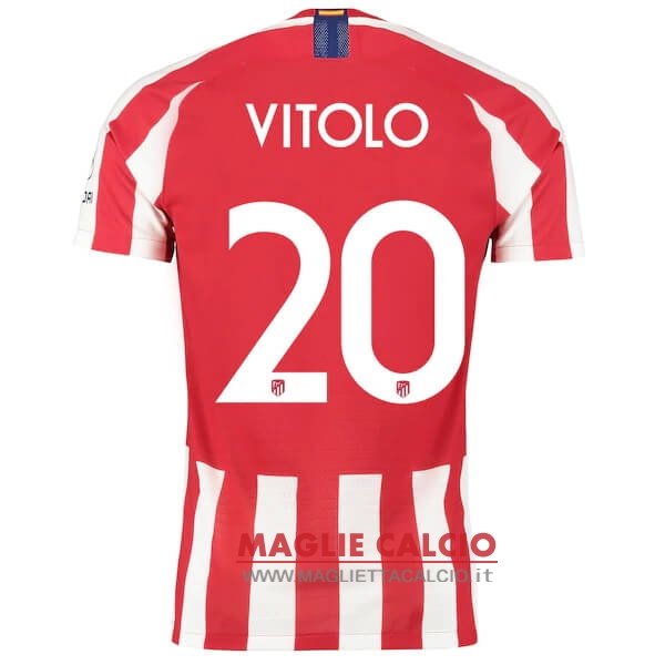 nuova maglietta atletico madrid 2019-2020 vitolo 20 prima