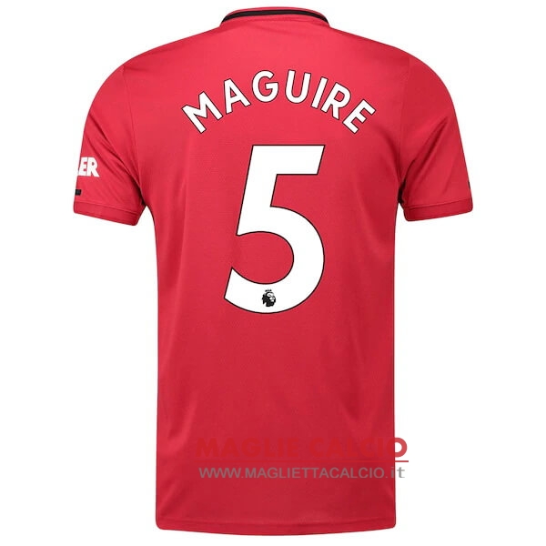 nuova maglietta manchester united 2019-2020 maguire 5 prima