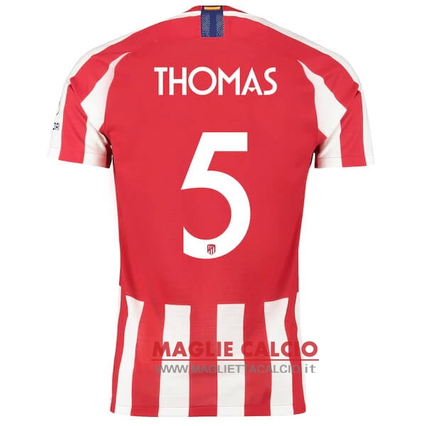 nuova maglietta atletico madrid 2019-2020 thomas 5 prima