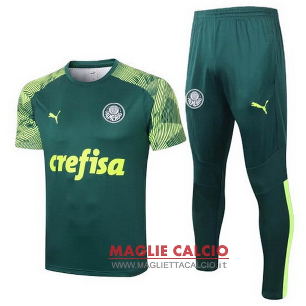 nuova formazione set completo divisione magliette palmeiras 2020-2021 verde