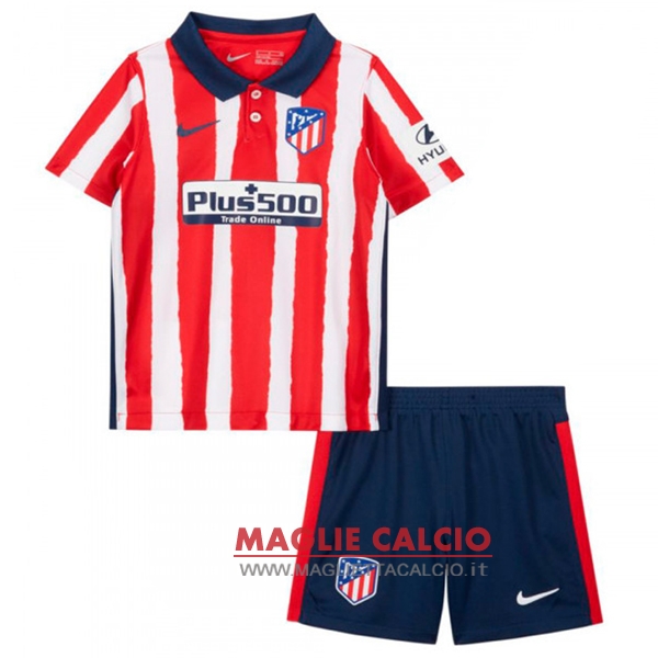 nuova prima magliette atletico madrid set completo bambino 2020-2021