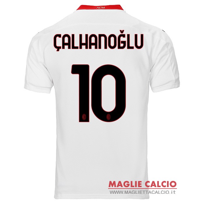 nuova maglietta ac milan 2020-2021 calhanoglu 10 seconda