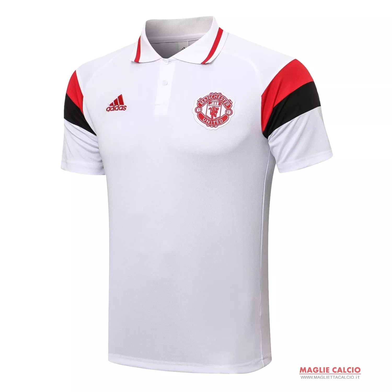 manchester united Bianco rosso Nero magliette polo nuova 2021-2022