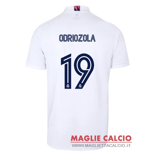 nuova maglietta real madrid 2020-2021 odriozola 19 prima