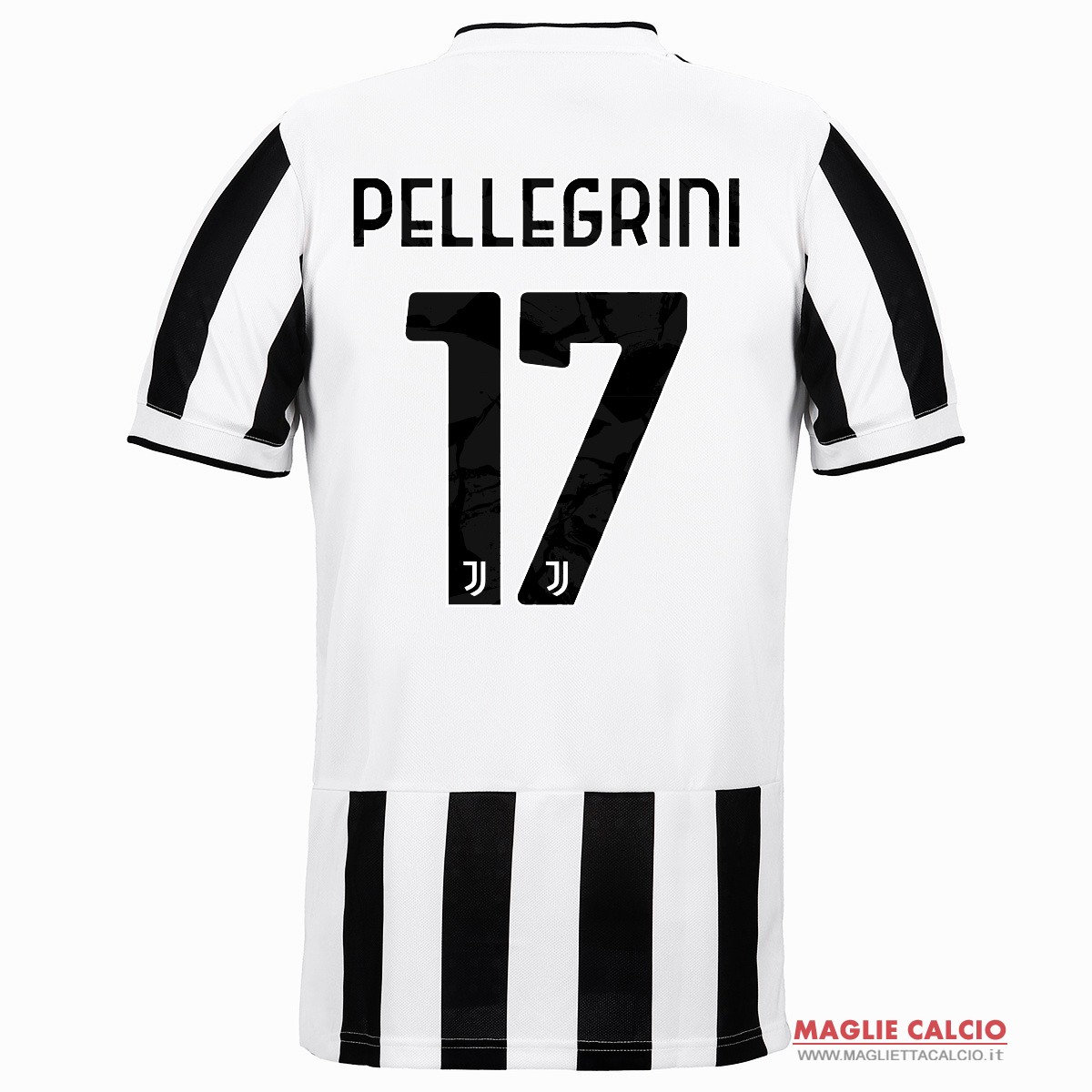 nuova maglietta juventus 2021-2022 pellegrini 17 prima