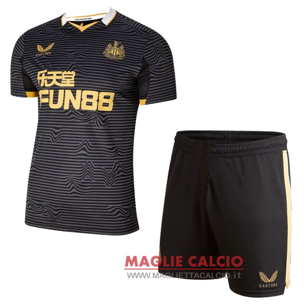 seconda divisione magliette newcastle united set completo uomo 2021-2022