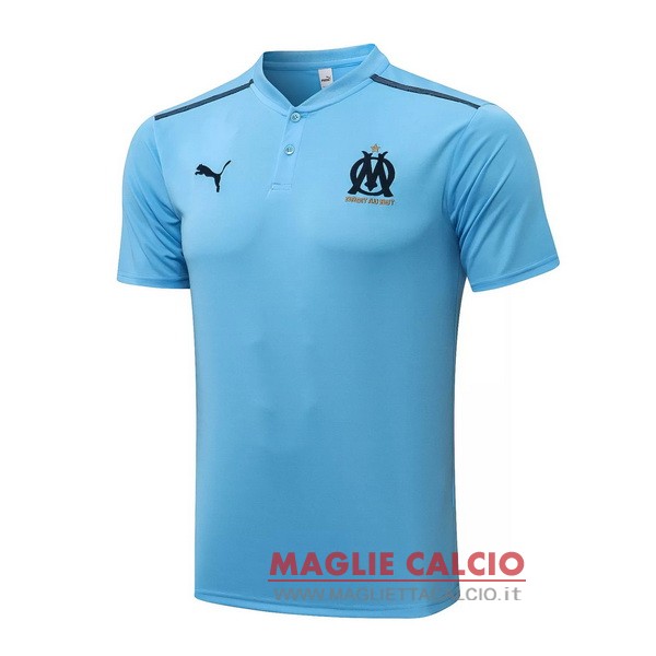 polo maglia marseille 2021-2022 blu