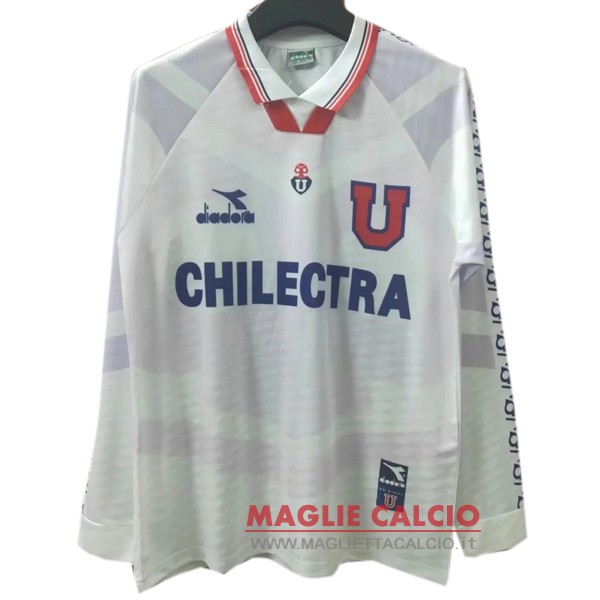 nuova seconda manica lunga divisione magliette Universidad De cile retro 1996