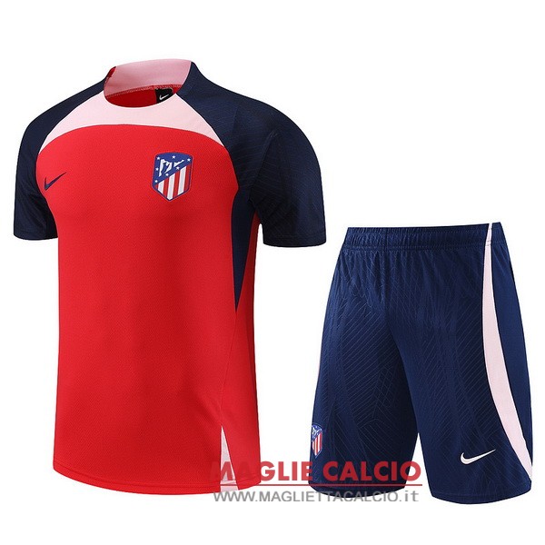 nuova formazione set completo divisione magliette atlético madrid 2023-2024 rosso blu