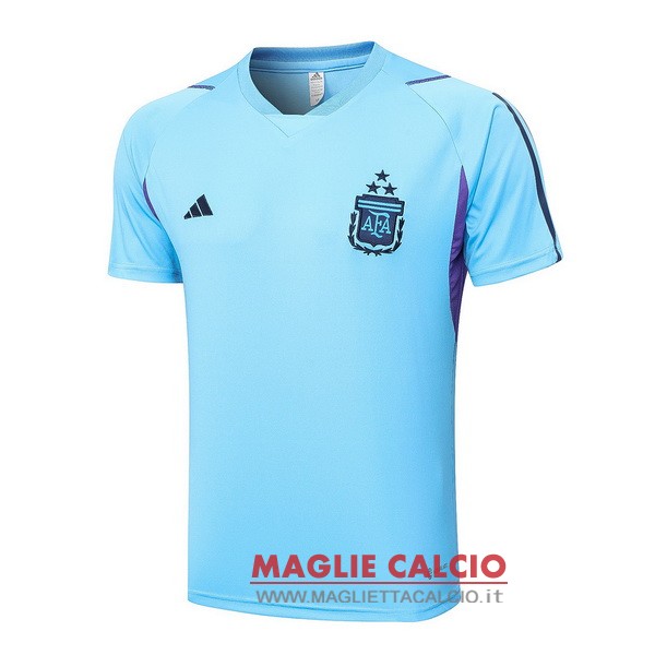 nuova formazione divisione magliette argentina 2023 blu luce