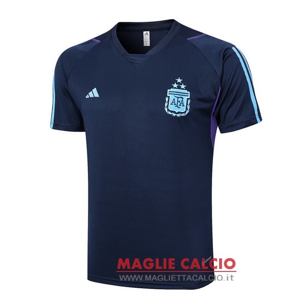 nuova formazione divisione magliette argentina 2023 blu navy