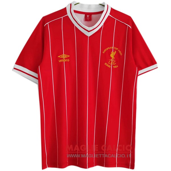 nuova prima magliette liverpool retro 1981-1984 I rosso