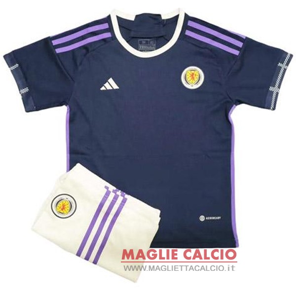 nuova prima magliette escocia set completo bambino 2022-2023