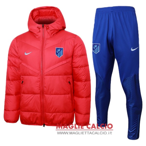 nuova atletico madrid rosso insieme completo giacca in cotone 2023-2024