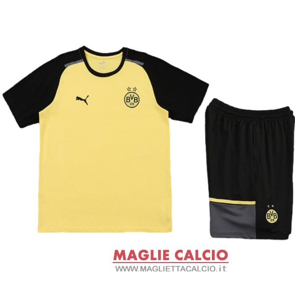 nuova formazione set completo divisione magliette borussia dortmund 2024-2025 giallo nero