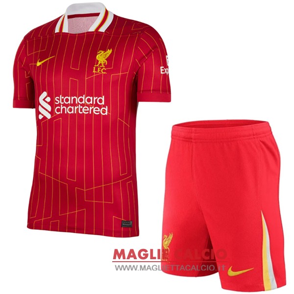 nuova prima divisione magliette liverpool set completo uomo 2024-2025