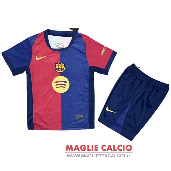 nuova prima ii magliette barcellona set completo bambino 2024-2025