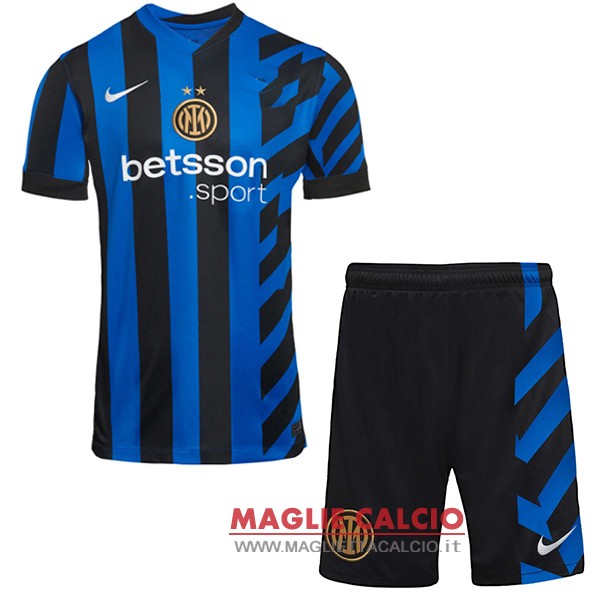 nuova prima II magliette inter milan set completo bambino 2024-2025