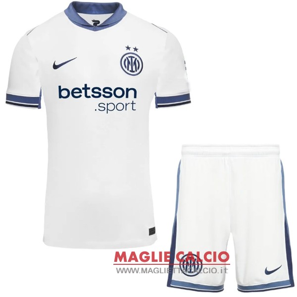 nuova segunda magliette inter milan set completo bambino 2024-2025