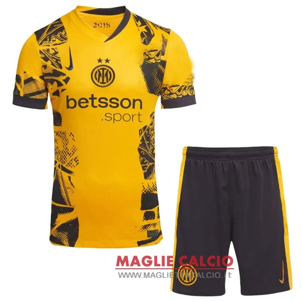 nuova terza divisione magliette inter milan set completo uomo 2024-2025