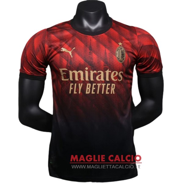 tailandia nuova speciale giocatori divisione magliette ac milan 2024-2025 rosso i nero