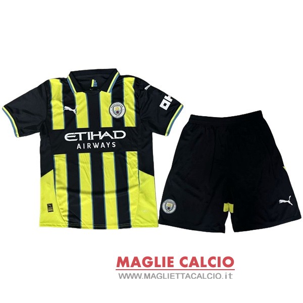 nuova seconda divisione magliette manchester city set completo uomo 2024-2025