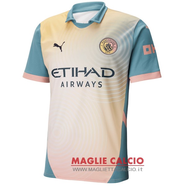 tailandia nuova fourth divisione magliette manchester city 2024-2025