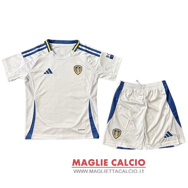 nuova prima ii magliette set completo leeds united bambino 2024-2025