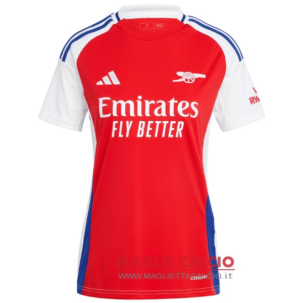 nuova prima divisione magliette arsenal donna 2024-2025