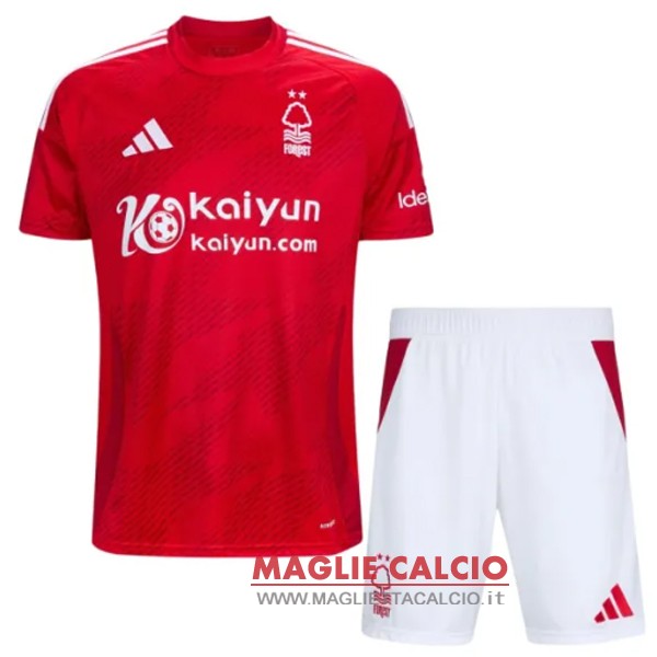 nuova prima magliette nottingham forest set completo uomo 2024-2025