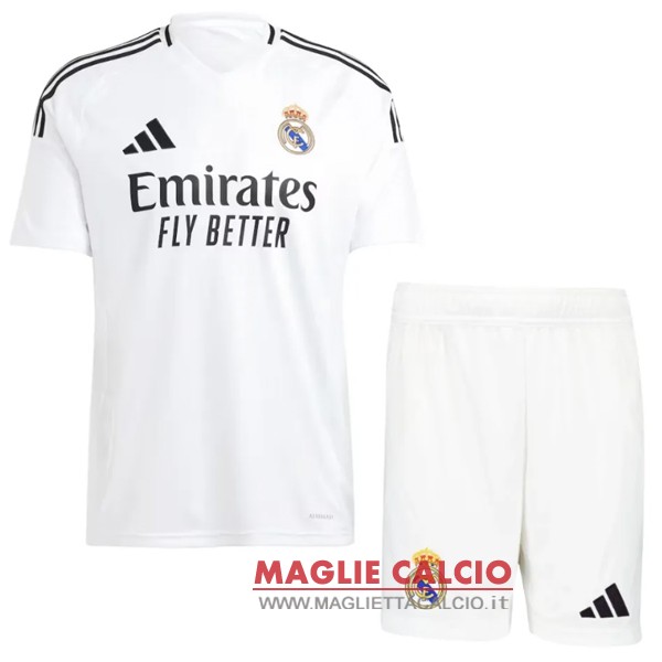 nuova prima divisione magliette set completo uomo real madrid 2024-2025