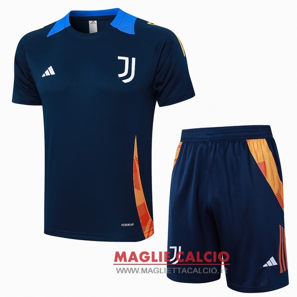 nuova formazione magliette set completo juventus 2024-2025 blu navy