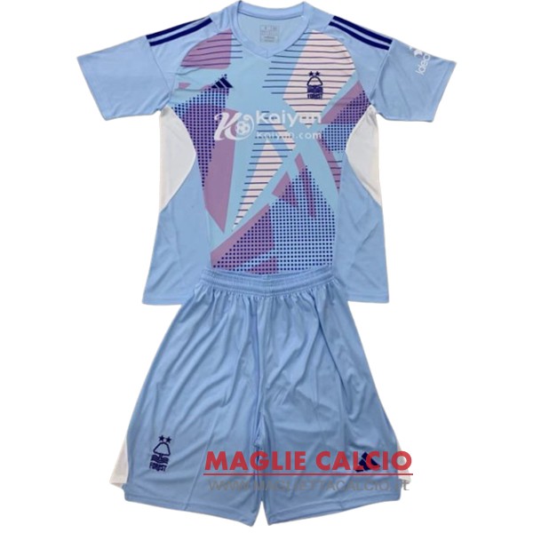 nuova portiere magliette nottingham forest set completo uomo 2024-2025 Azul