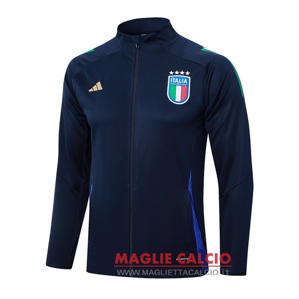 nuova italia blu i navy giacca lunga zip 2024