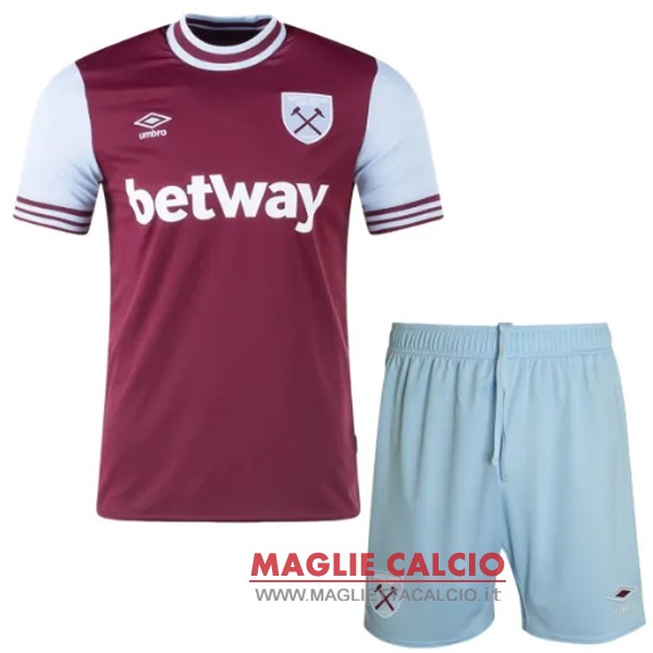 prima divisione magliette west ham set completo uomo 2024-2025