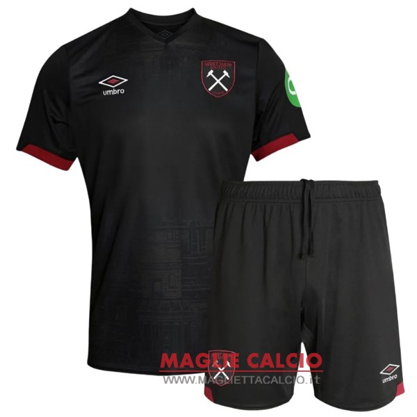 nuova seconda magliette west ham set completo bambino 2024-2025