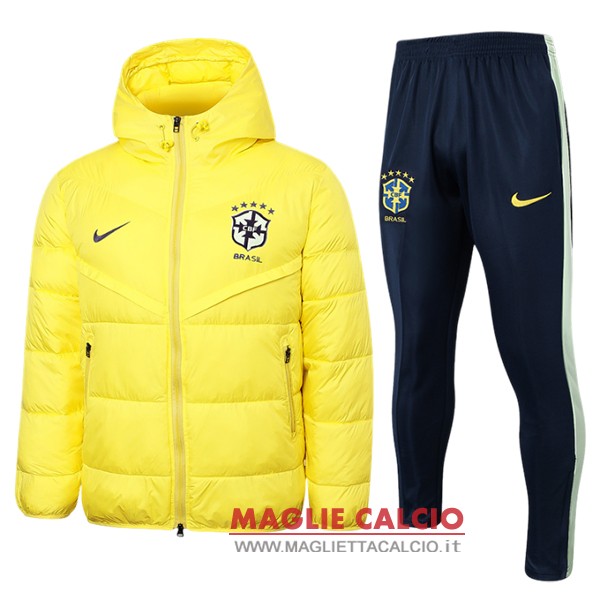 nuova brasil insieme completo giallo nero giacca in cotone 2023