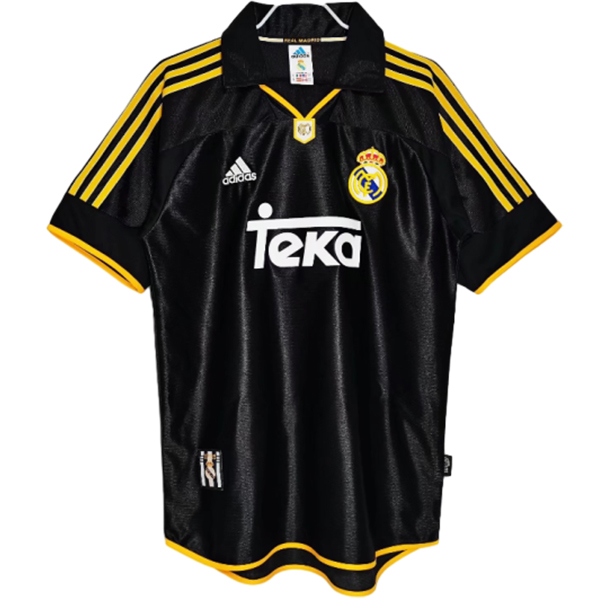 nuova seconda divisione magliette real madrid retro 1999-2001