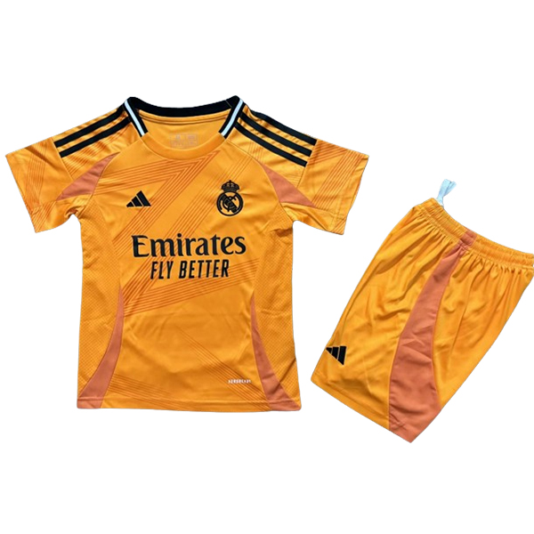 nuova seconda maglietta real madrid set completo bambino 2024-2025