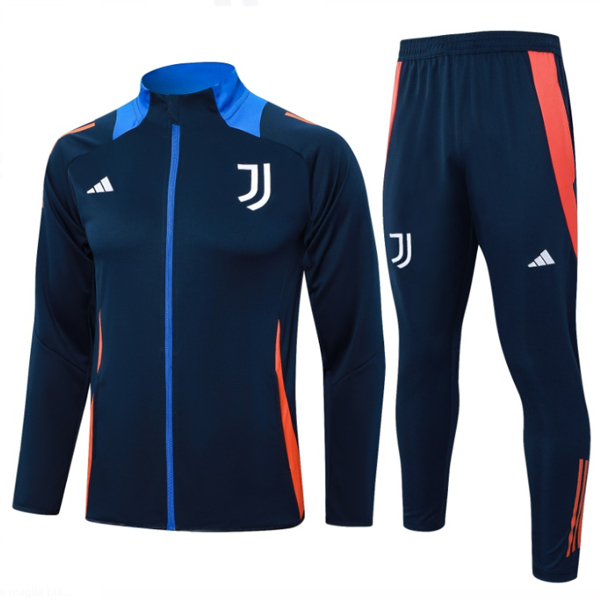 nuova juventus insieme completo rosa blu navy felpa da allenamento 2023-2024